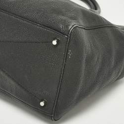 Marc Jacobs Black Leather Large Recruit East West Tote
