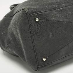 Marc Jacobs Black Leather Large Recruit East West Tote