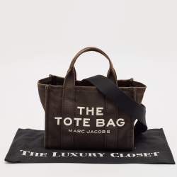Marc Jacobs Black Canvas Small The Tote Bag