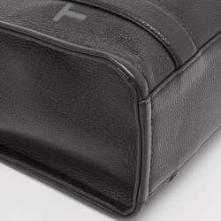 Pre Owned Marc Jacobs Black Leather Small The Tote Bag