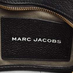 Pre Owned Marc Jacobs Black Leather Small The Tote Bag