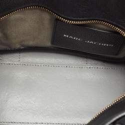 Pre Owned Marc Jacobs Black Leather Small The Tote Bag