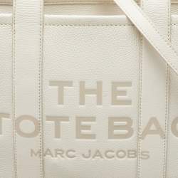 Marc Jacobs White Leather Medium The Tote