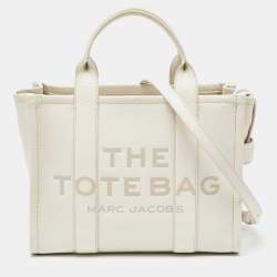 Marc Jacobs White Leather Medium The Tote