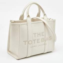 Marc Jacobs White Leather Medium The Tote