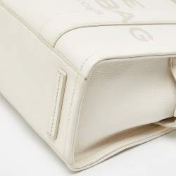 Marc Jacobs White Leather Medium The Tote