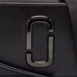 Pre Owned Marc Jacobs Black Patent Leather Snapshot Crossbody Bag