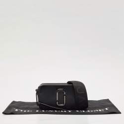 Pre Owned Marc Jacobs Black Patent Leather Snapshot Crossbody Bag