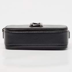 Pre Owned Marc Jacobs Black Patent Leather Snapshot Crossbody Bag