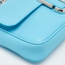 Pre Owned Marc Jacobs Blue Leather The J Marc Shoulder Bag