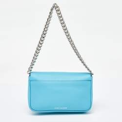 Pre Owned Marc Jacobs Blue Leather The J Marc Shoulder Bag