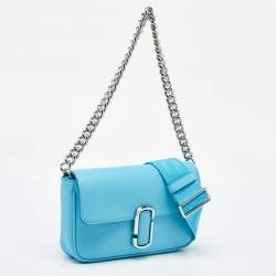 Pre Owned Marc Jacobs Blue Leather The J Marc Shoulder Bag