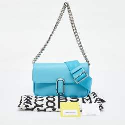 Pre Owned Marc Jacobs Blue Leather The J Marc Shoulder Bag