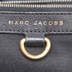Marc Jacobs Black Quilted Leather Stam Satchel
