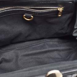Marc Jacobs Black Quilted Leather Stam Satchel