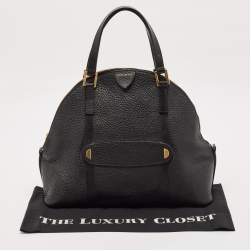 Marc Jacobs Black Leather Bowery Sutton Satchel