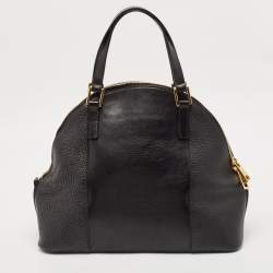 Marc Jacobs Black Leather Bowery Sutton Satchel