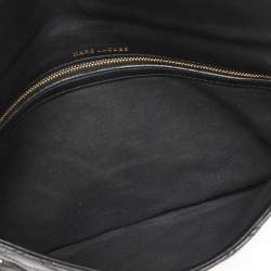 Marc Jacobs Black Quilted Leather Eugenie Clutch