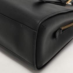 Marc Jacobs Black Leather Little Big Shot Tote