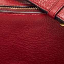 Marc Jacobs Red Leather Recruit Camera Crossbody Bag