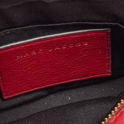 Marc Jacobs Red Leather Recruit Camera Crossbody Bag