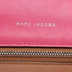 Marc Jacobs Multicolor Color Block Leather Flap Shoulder Bag