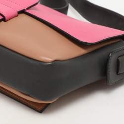 Marc Jacobs Multicolor Color Block Leather Flap Shoulder Bag
