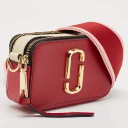 Marc Jacobs Tricolor Patent Leather Snapshot Camera Crossbody Bag