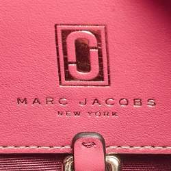Marc Jacobs Pink Leather The Mini Squeeze Crossbody Bag