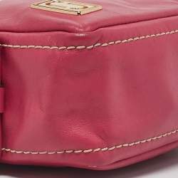 Marc Jacobs Pink Leather The Mini Squeeze Crossbody Bag