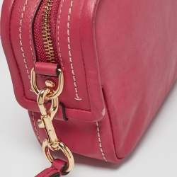 Marc Jacobs Pink Leather The Mini Squeeze Crossbody Bag