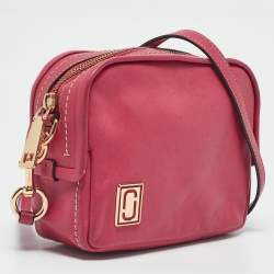 Marc Jacobs Pink Leather The Mini Squeeze Crossbody Bag