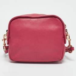 Marc Jacobs Pink Leather The Mini Squeeze Crossbody Bag