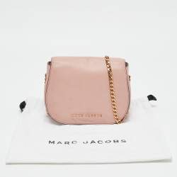 Marc Jacobs Light Pink Leather Avenue Chain Crossbody Bag