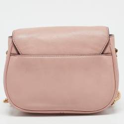 Marc Jacobs Light Pink Leather Avenue Chain Crossbody Bag