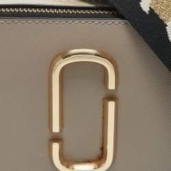 Pre Owned Marc Jacobs Tricolor Leather The Snapshot Crossbody Bag