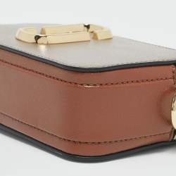 Pre Owned Marc Jacobs Tricolor Leather The Snapshot Crossbody Bag