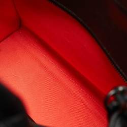 Pre Owned Marc Jacobs Black/Natural Raffia and Leather Medium The Tote Bag