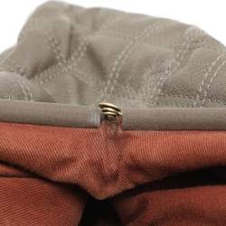 Marc Jacobs Brown Quilted Leather Stam Satchel