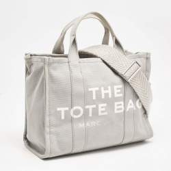 Marc Jacobs Grey Canvas Medium The Tote Bag