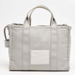 Marc Jacobs Grey Canvas Medium The Tote Bag