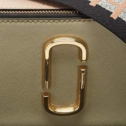 Pre Owned Marc Jacobs Tricolor Patent Leather Snapshot Camera Crossbody Bag