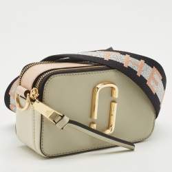 Pre Owned Marc Jacobs Tricolor Patent Leather Snapshot Camera Crossbody Bag