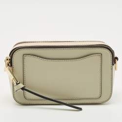 Pre Owned Marc Jacobs Tricolor Patent Leather Snapshot Camera Crossbody Bag