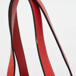 Marc Jacobs Red Faux Leather The Wingman Soft Tote