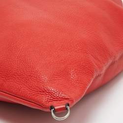 Marc Jacobs Red Faux Leather The Wingman Soft Tote