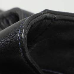 Pre Owned Marc Jacobs Navy Blue/Black Leather Thompson Top Handle Bag