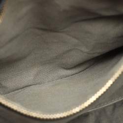 Pre Owned Marc Jacobs Navy Blue/Black Leather Thompson Top Handle Bag