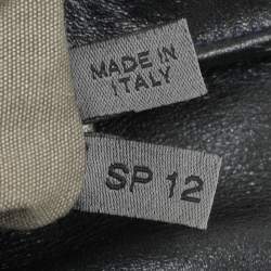 Pre Owned Marc Jacobs Navy Blue/Black Leather Thompson Top Handle Bag