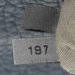 Pre Owned Marc Jacobs Navy Blue/Black Leather Thompson Top Handle Bag